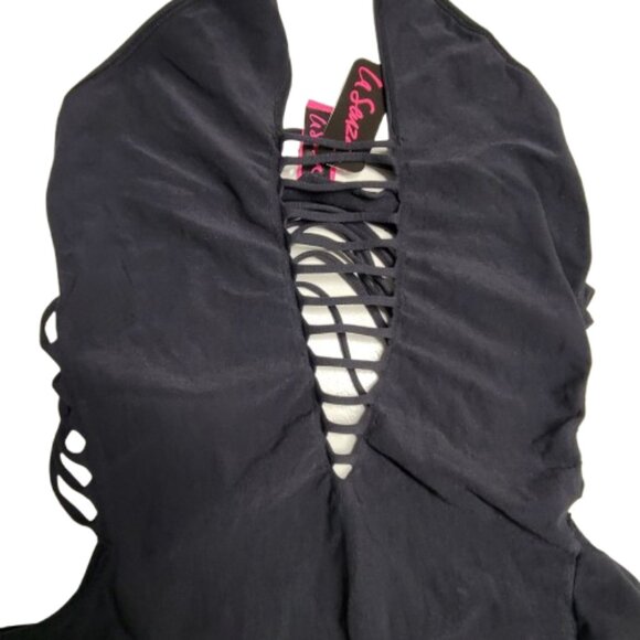 Black Sexy Swimsuit - NEW With Tags- SIZE M - Picture 2 of 7